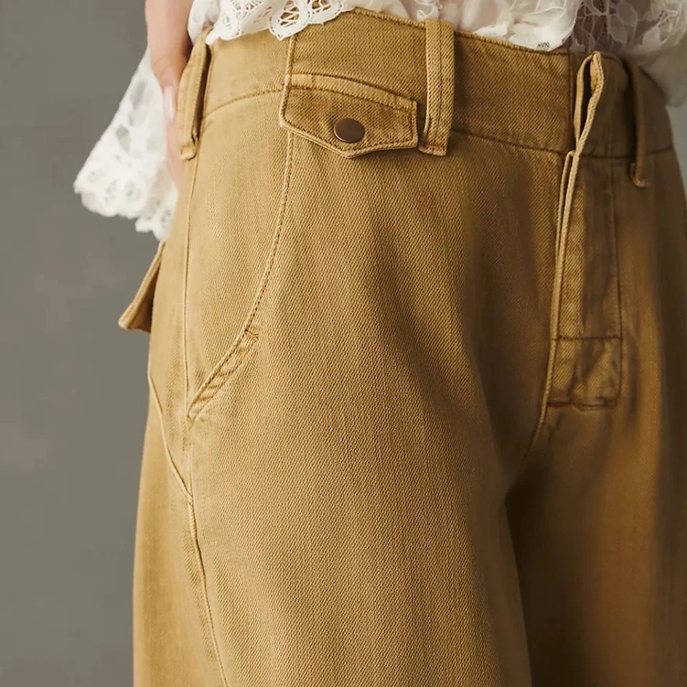 NWT Anthropologie Pilcro Cropped Vintage Chino Pant 32 - Picture 3 of 5